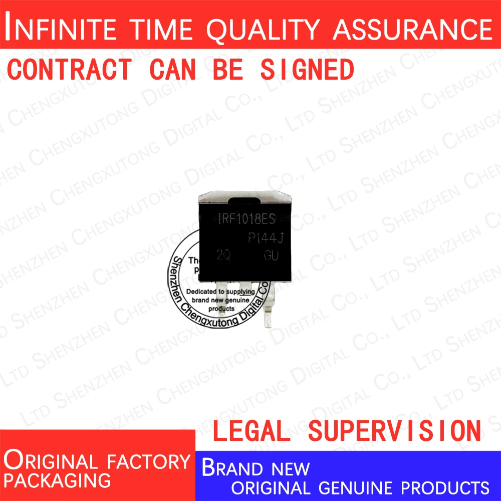 5pcs/lot IRF1018ESTRLPBF IRF1018ES 100% genuine stock in brand new original packaging
5pcs/lot IRF1018ESTRLPBF IRF1018ES 100% genuine stock in brand new original packaging