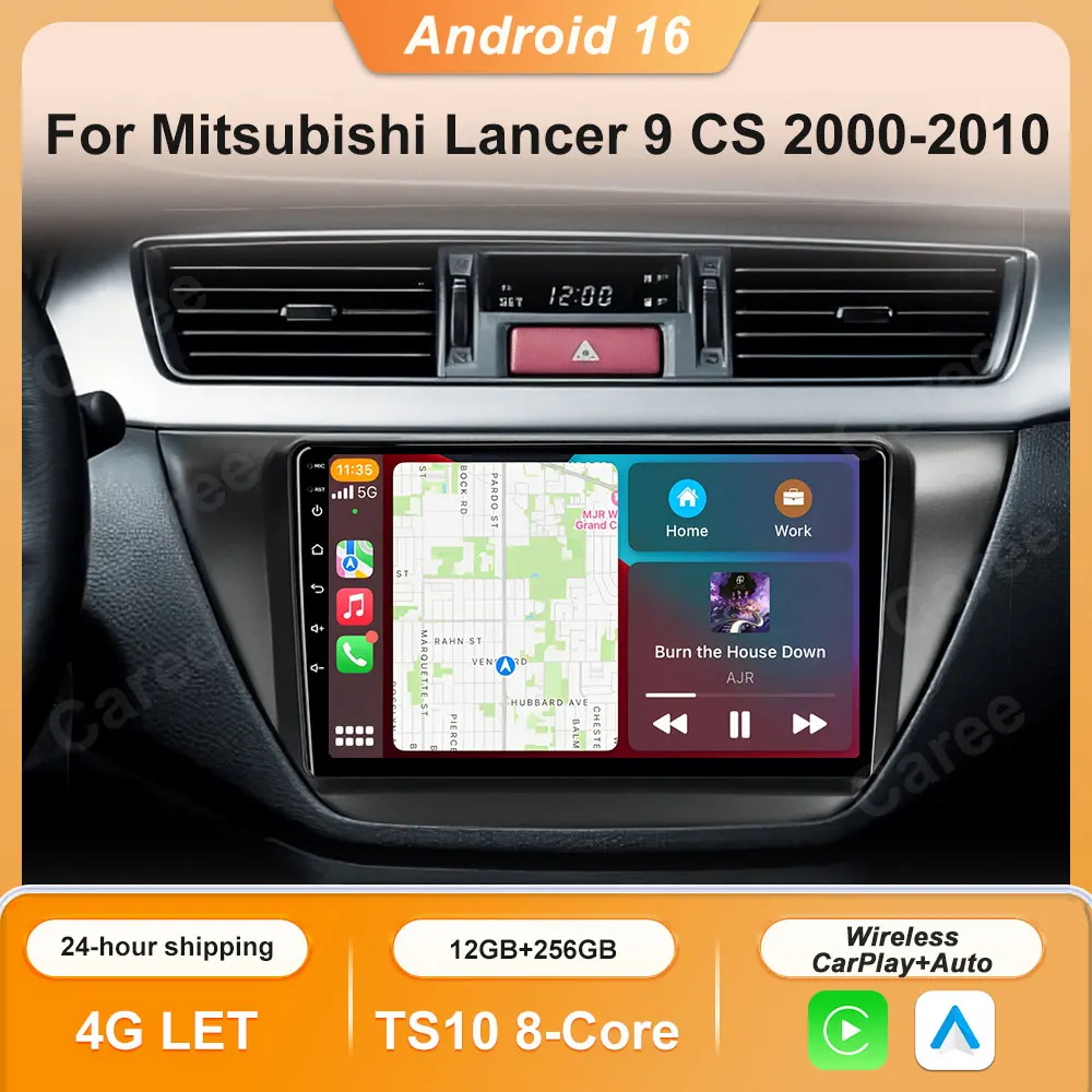 For Mitsubishi Lancer 9 CS 2000 2001 2002-2010 Car Radio Carplay multimedia video player GPS DSP Car Autoradio QLED No 2din DVD
For Mitsubishi Lancer 9 CS 2000 2001 2002-2010 Car Radio Carplay multimedia video player GPS DSP Car Autoradio QLED No 2din DVD