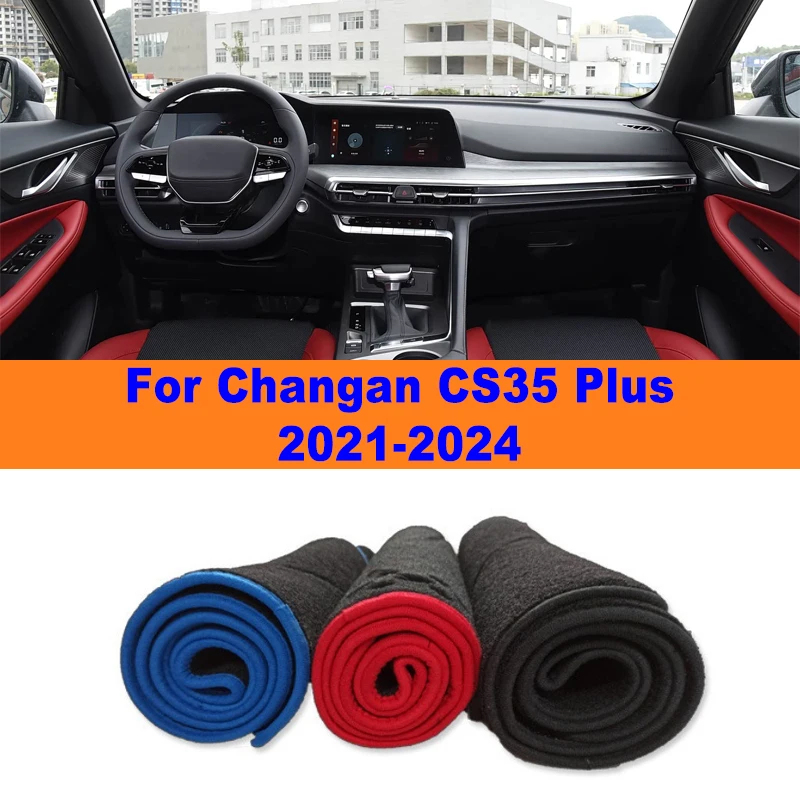Anti-Glare Dashboard Cover Dash Mat Non-Slip Sun Shade Pad Interior Protector For Changan CS35 Plus 2021-2024 Car Accessories
Anti-Glare Dashboard Cover Dash Mat Non-Slip Sun Shade Pad Interior Protector For Changan CS35 Plus 2021-2024 Car Accessories