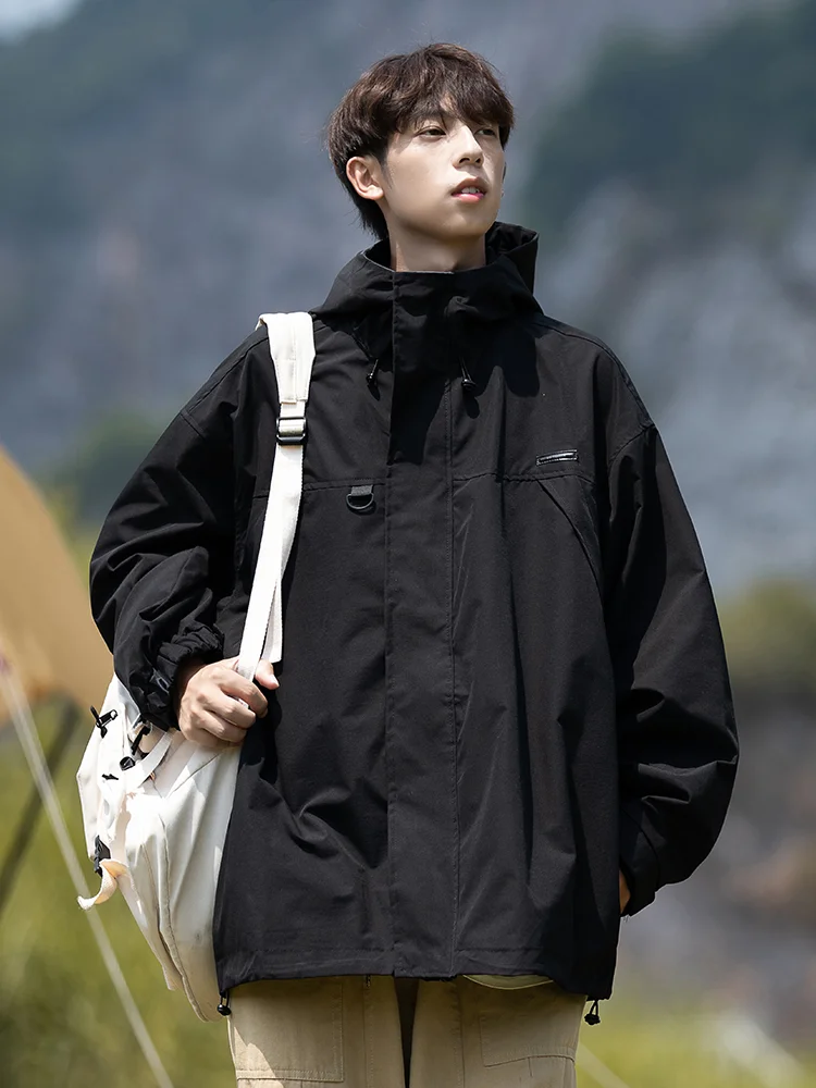 Loose Fit Men's Hooded Jacket Black Samurai Spring Autumn Outdoor Casual Polyester Fabric Zipper Closure Long Sleeve Youth Fa...
Loose Fit Men's Hooded Jacket Black Samurai Spring Autumn Outdoor Casual Polyester Fabric Zipper Closure Long Sleeve Youth Fa...
