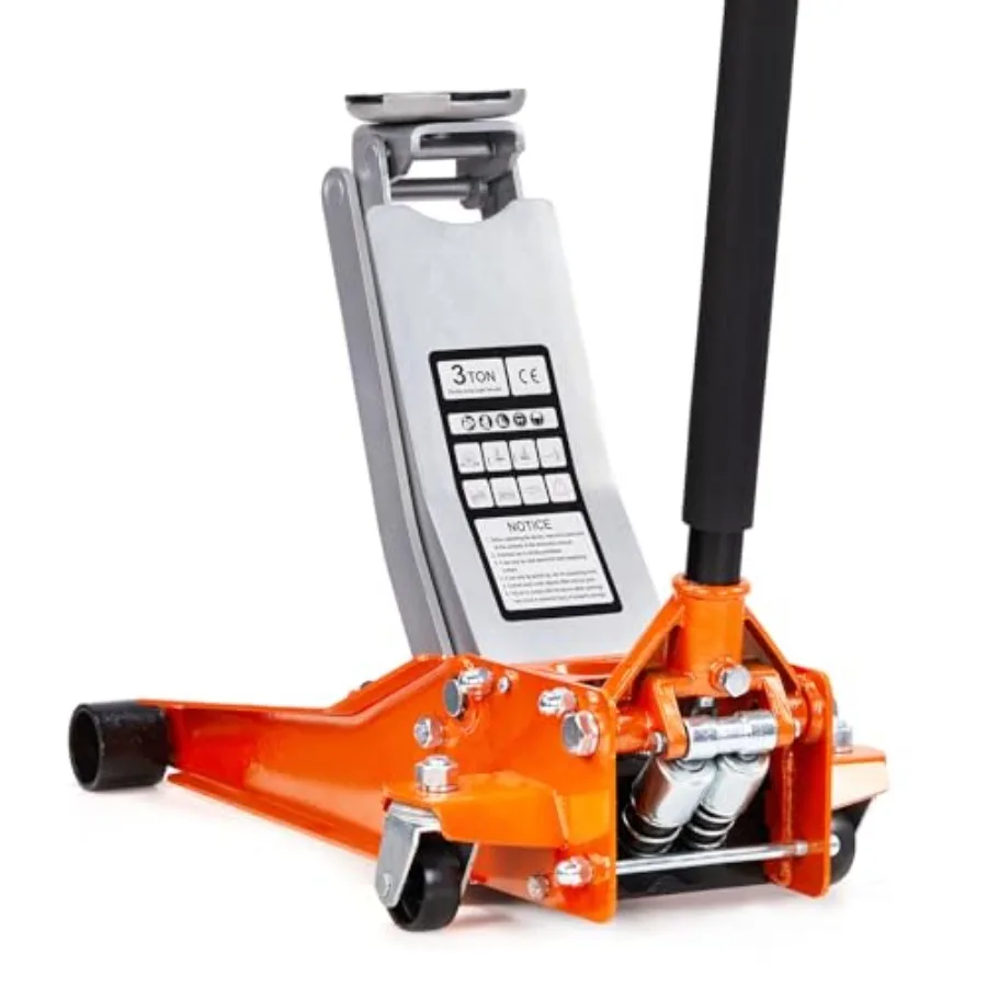 3 Ton Low Profile Floor JackLifting Range 2.95" to 20.1" Horizontal Hydraulic for Garage Workshop and Vehicle Maintenance
3 Ton Low Profile Floor JackLifting Range 2.95" to 20.1" Horizontal Hydraulic for Garage Workshop and Vehicle Maintenance
