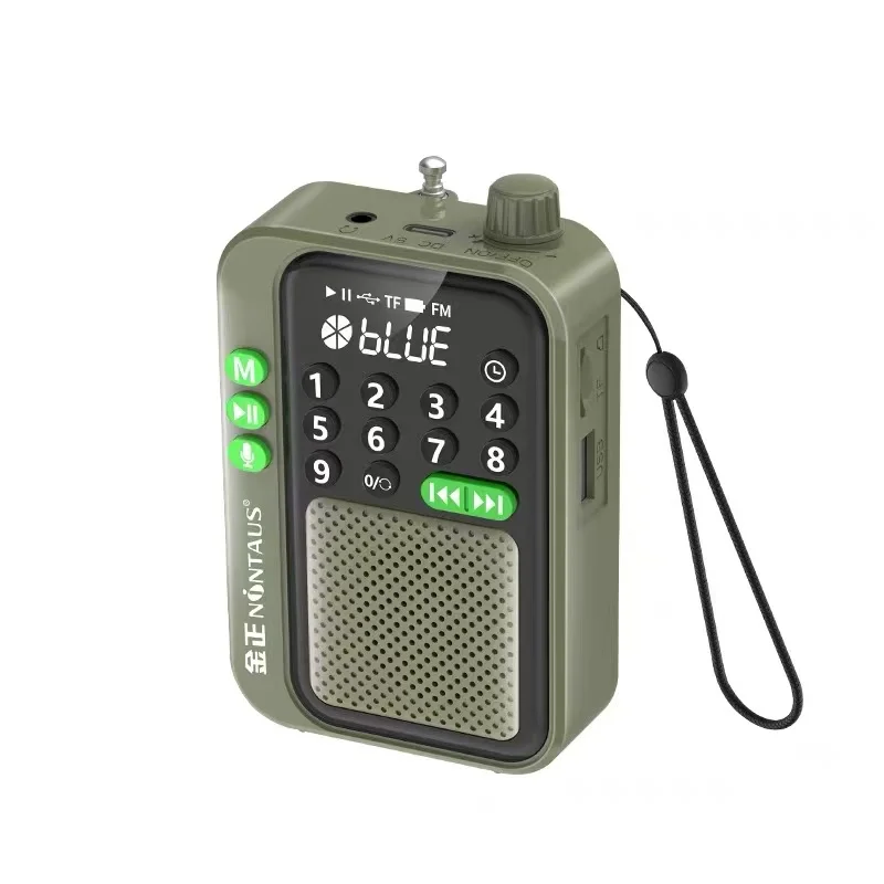 FM Pocket Mini Portable Home Radio Bluetooth USB TF Digital Screen Radio Built-in Speaker Home Broadcast Receiver Sound
FM Pocket Mini Portable Home Radio Bluetooth USB TF Digital Screen Radio Built-in Speaker Home Broadcast Receiver Sound