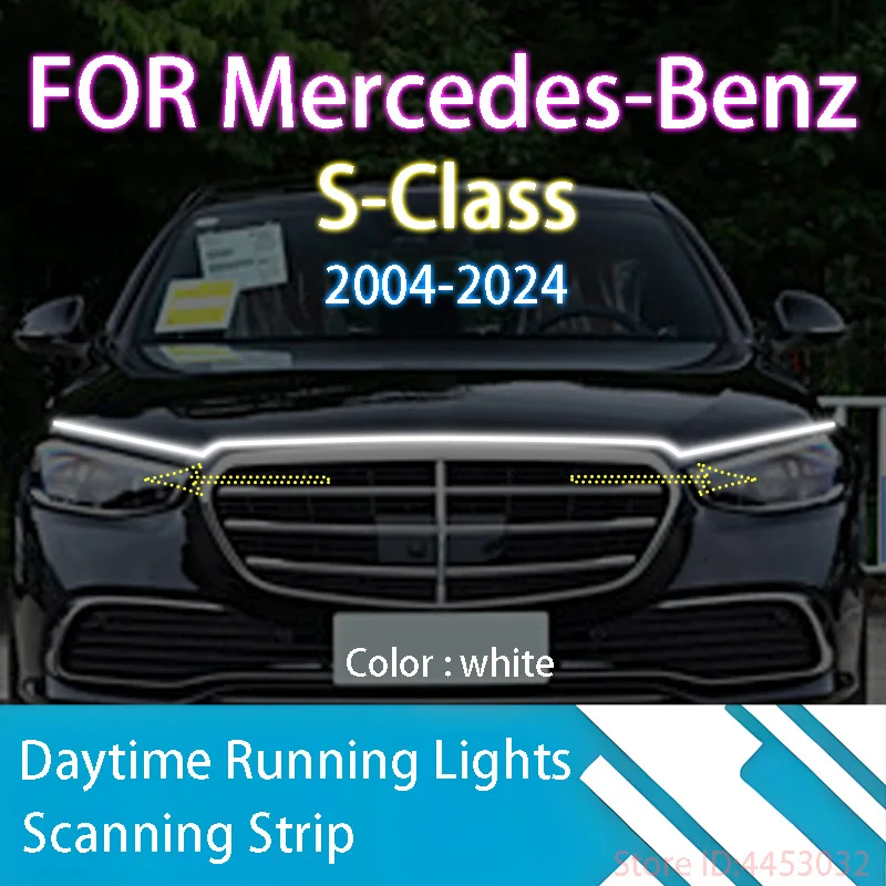 For Mercedes-Benz S-Class 2004-2025 LED DRL Daytime Running Light Scan Starting Light Driving Guide Decorative Lamps 12V
For Mercedes-Benz S-Class 2004-2025 LED DRL Daytime Running Light Scan Starting Light Driving Guide Decorative Lamps 12V