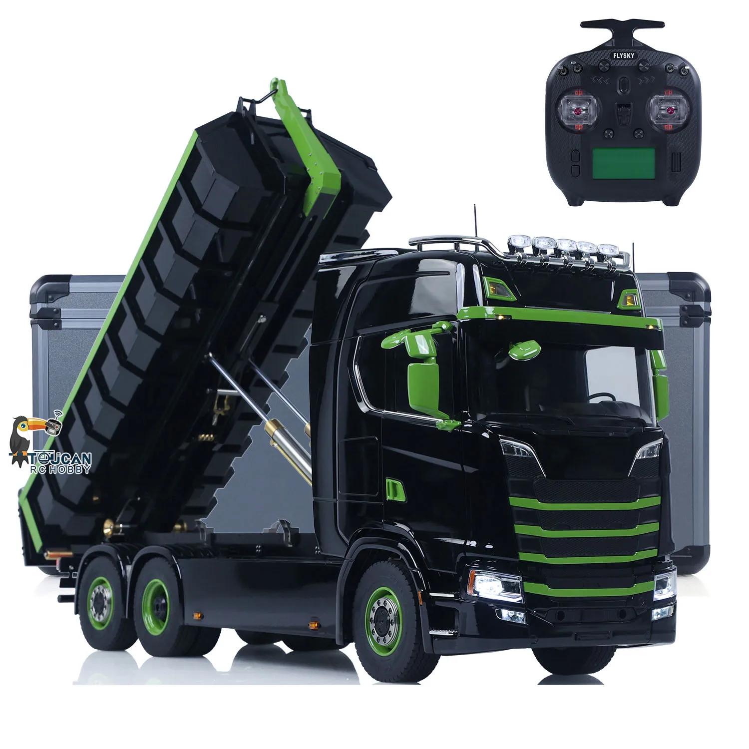 1/14 Hydraulic RC Dumper 6x6 Roll Off Full Tipper Truck Car Assembled Painted 3 Speed Light Sound Rear Axle Lifting Motor RC Toy
1/14 Hydraulic RC Dumper 6x6 Roll Off Full Tipper Truck Car Assembled Painted 3 Speed Light Sound Rear Axle Lifting Motor RC Toy