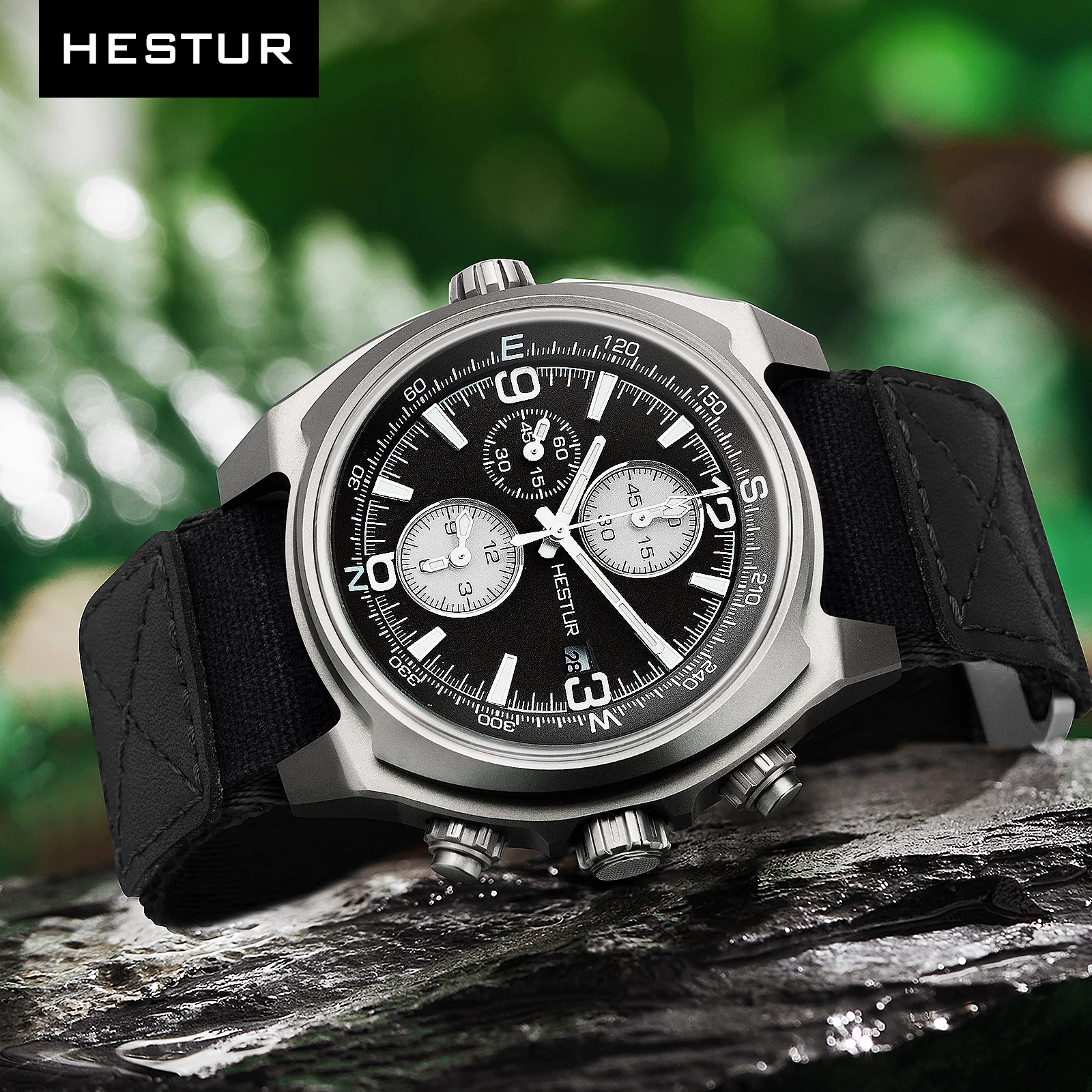 Hestur Titanium Quartz Men's Watch Field, Japan Movement Wrist Watches Solar Automatic Waterproof Luminous Sapphire high quality
Hestur Titanium Quartz Men's Watch Field, Japan Movement Wrist Watches Solar Automatic Waterproof Luminous Sapphire high quality