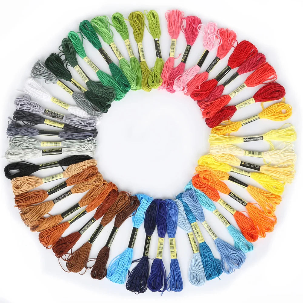 50 Pack Random Color Embroidery Silk Thread Branch Thread Similar to Dmc Thread Dental Floss Twisted Thread Cross Stitch Thread
50 Pack Random Color Embroidery Silk Thread Branch Thread Similar to Dmc Thread Dental Floss Twisted Thread Cross Stitch Thread