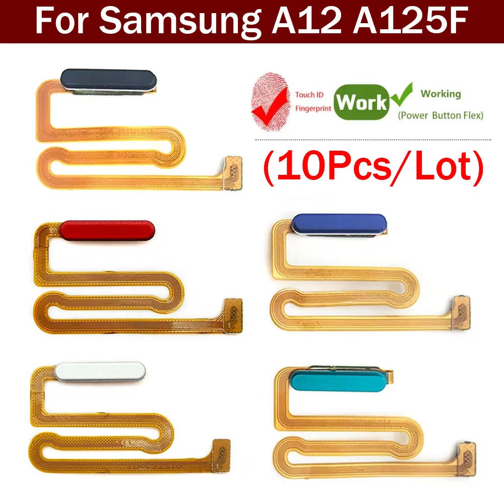 10Pcs, Fingerprint Home Button Power On Off Side Button Key Flex Cable For Samsung A12 A125F Replacement Parts
10Pcs, Fingerprint Home Button Power On Off Side Button Key Flex Cable For Samsung A12 A125F Replacement Parts