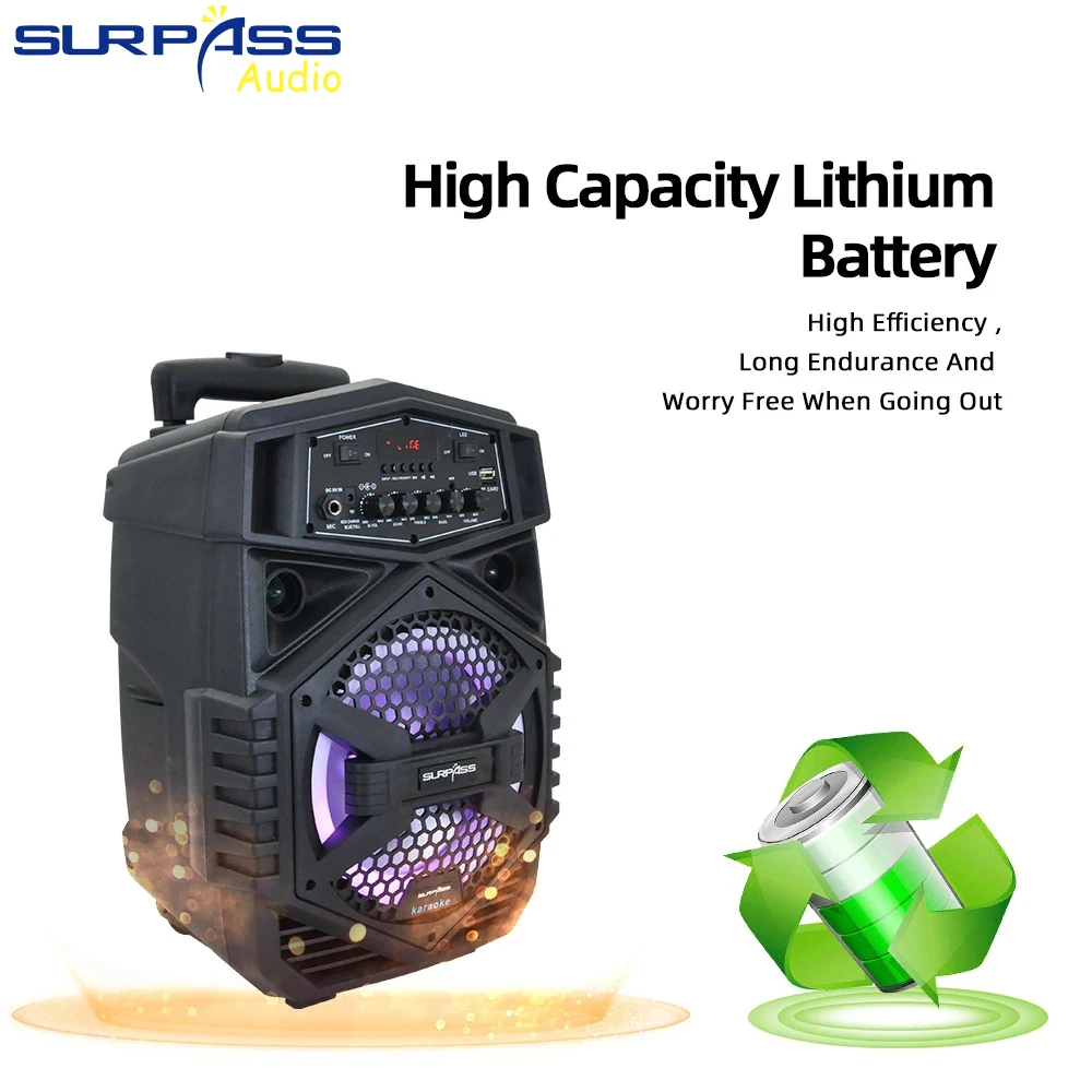 Portable Bluetooth Speaker Karaoke System 100W Outdoor Wireless Power Amplifier Soundbox with Mic Party Home Trolley Subwoofer
Portable Bluetooth Speaker Karaoke System 100W Outdoor Wireless Power Amplifier Soundbox with Mic Party Home Trolley Subwoofer