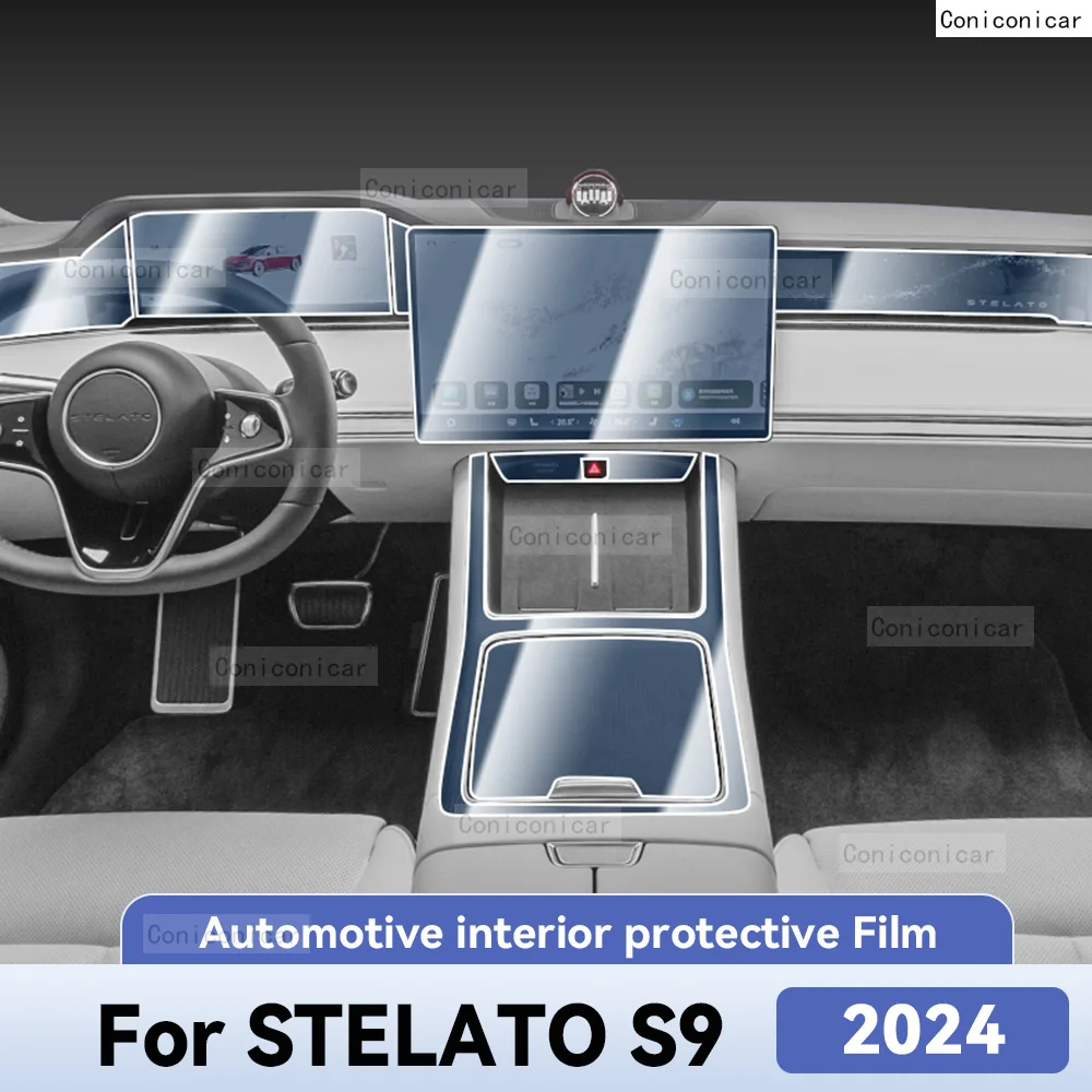 For STELATO S9 2024 Car Interior Protection Anti-Scratch Film instrument Center Control Navigation Screen Accessories
For STELATO S9 2024 Car Interior Protection Anti-Scratch Film instrument Center Control Navigation Screen Accessories