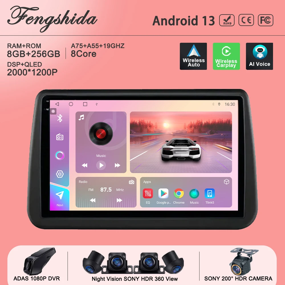 Android 13 Multimedia For OPEL MERIVA 2010 2011 2014 Auto Radio GPS Navigation Stereo Head Unit No 2din DVD Touch Screen DashCam
Android 13 Multimedia For OPEL MERIVA 2010 2011 2014 Auto Radio GPS Navigation Stereo Head Unit No 2din DVD Touch Screen DashCam
