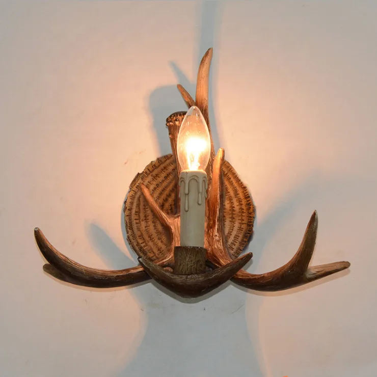 Antlers wall lamp American retro corridor porch decorative wall lamp Nordic creative cafe B & B cabin lamp
Antlers wall lamp American retro corridor porch decorative wall lamp Nordic creative cafe B & B cabin lamp