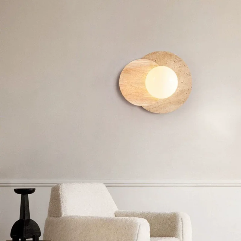 Indoor Bedroom Unique Design Wall Lamp Artificial Stone And Wood Material Body Plastic Shade LED G9 Bulb Home Decoration Lustres
Indoor Bedroom Unique Design Wall Lamp Artificial Stone And Wood Material Body Plastic Shade LED G9 Bulb Home Decoration Lustres