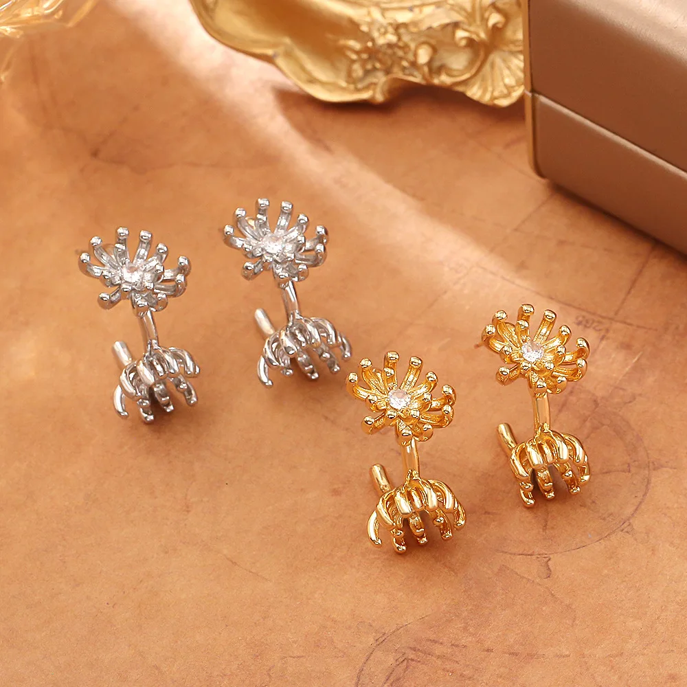 Metal cold style zircon flower earrings, high-end personality earrings, niche light luxury chrysanthemum versatile earrings
Metal cold style zircon flower earrings, high-end personality earrings, niche light luxury chrysanthemum versatile earrings