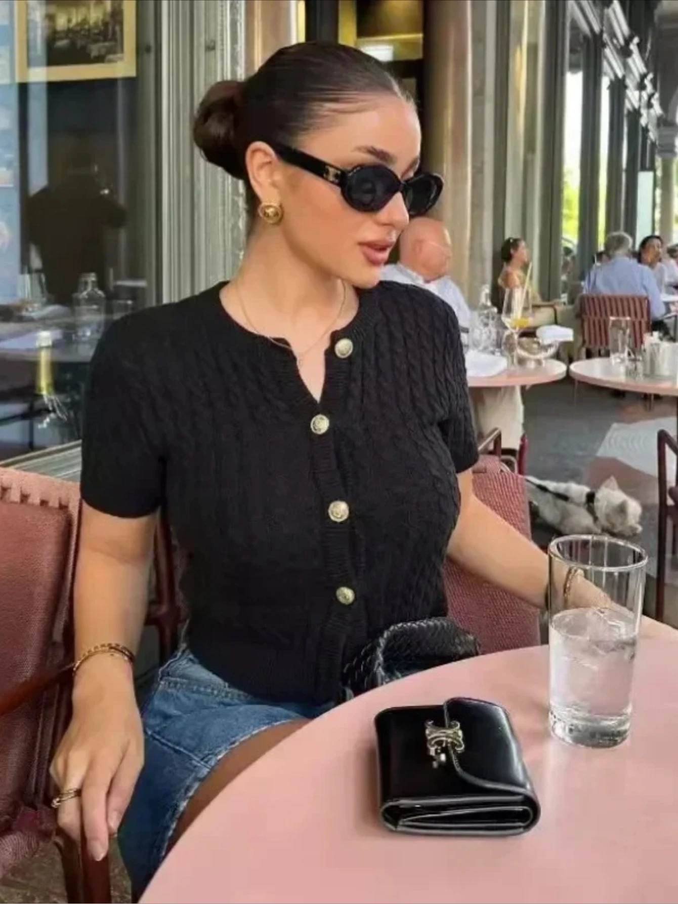 Осенний вязаный укороченный топ для женщин, зимний вязаный кардиган, зимний уличный модный свитер с коротким рукавом в стиле пэчворк с ребристой отделкой
Осенний вязаный укороченный топ для женщин, зимний вязаный кардиган, зимний уличный модный свитер с коротким рукавом в стиле пэчворк с ребристой отделкой