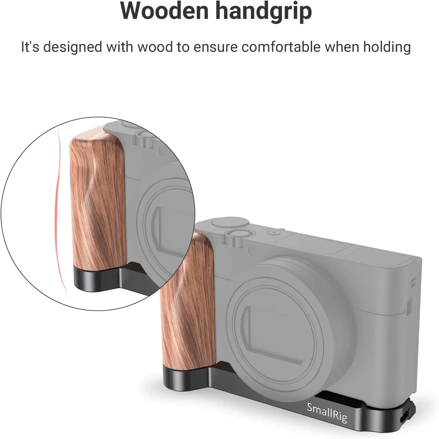 Новый деревянный L-образный кронштейн-рукоятка SmallRig для камер RX100 III/IV/V (VA) / VI/VII - LCS2467
Новый деревянный L-образный кронштейн-рукоятка SmallRig для камер RX100 III/IV/V (VA) / VI/VII - LCS2467