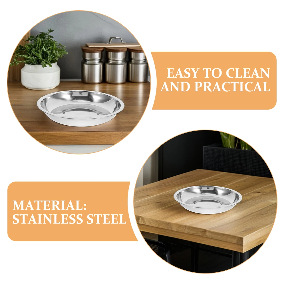 2 Pcs Stainless Steel Pet Bowl Multi-use Kitten Food Bowls Cat Double Dishes Travel 
2 Pcs Stainless Steel Pet Bowl Multi-use Kitten Food Bowls Cat Double Dishes Travel