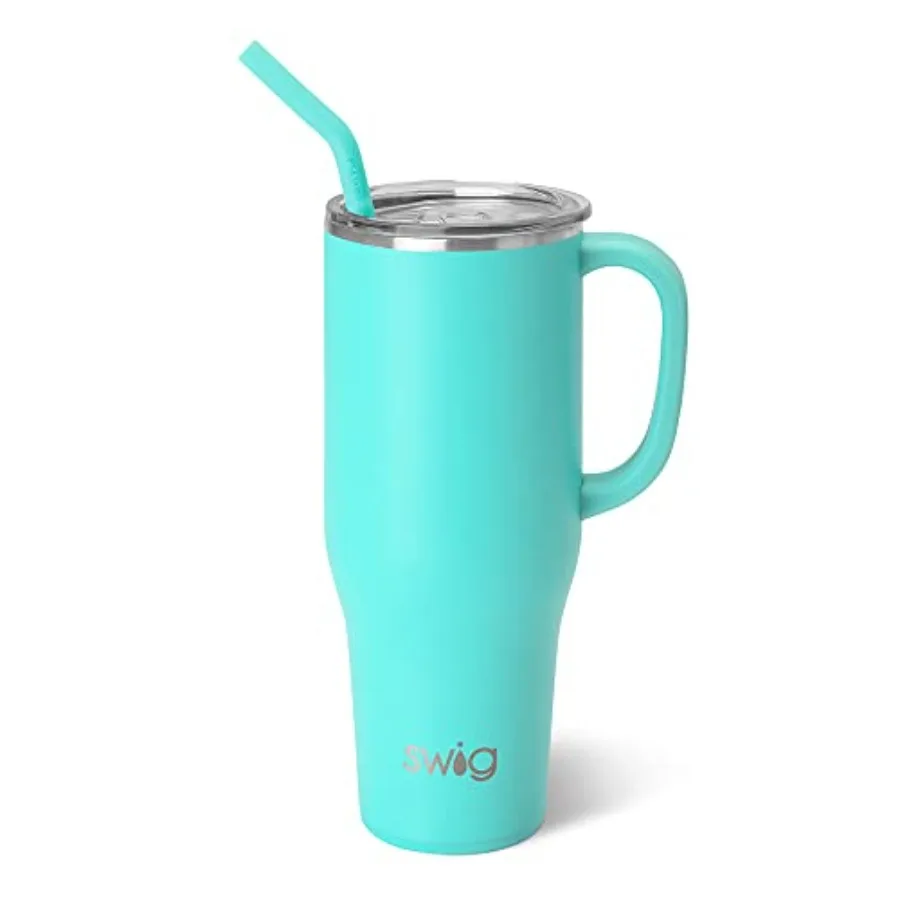 Mega Mug, Tumbler with Handle and Straw, Cup Holder Friendly, Dishwasher Safe, Extra Large Insulated Tumbler, Stainless Steel
Mega Mug, Tumbler with Handle and Straw, Cup Holder Friendly, Dishwasher Safe, Extra Large Insulated Tumbler, Stainless Steel