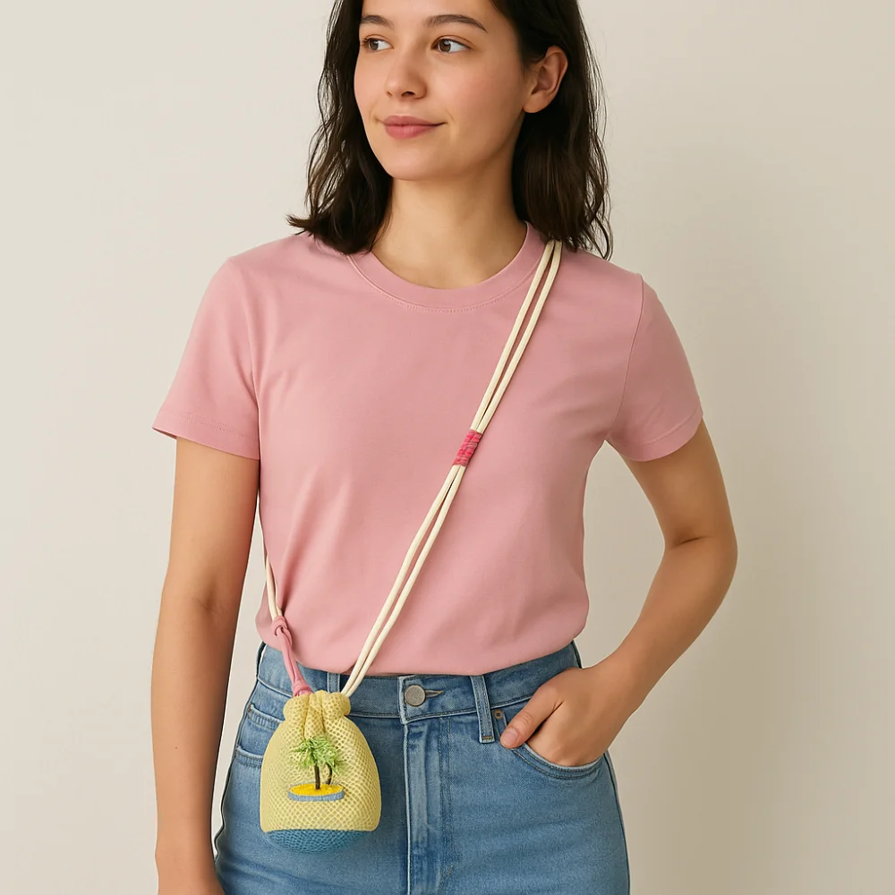 Mesh Pouch Crossbody Headphone Bag Dopamine Neck Hanging Lanyard Lipstick Bag with Lanyard Multifunctional Small Coin Purse
Mesh Pouch Crossbody Headphone Bag Dopamine Neck Hanging Lanyard Lipstick Bag with Lanyard Multifunctional Small Coin Purse