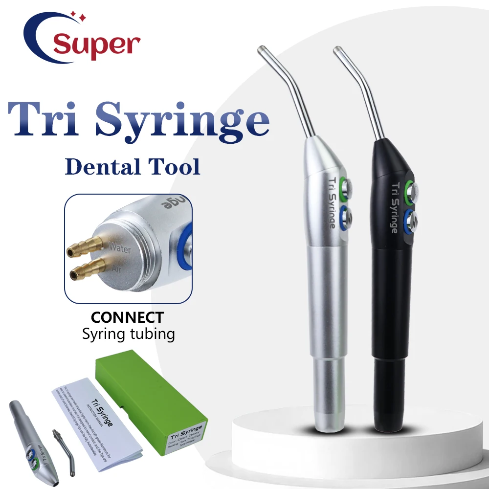 Dental New Style 3 Way Syringe Air Water Spray 3 Way Syringe Handpiece Dentistry Tools Kit free shipping
Dental New Style 3 Way Syringe Air Water Spray 3 Way Syringe Handpiece Dentistry Tools Kit free shipping