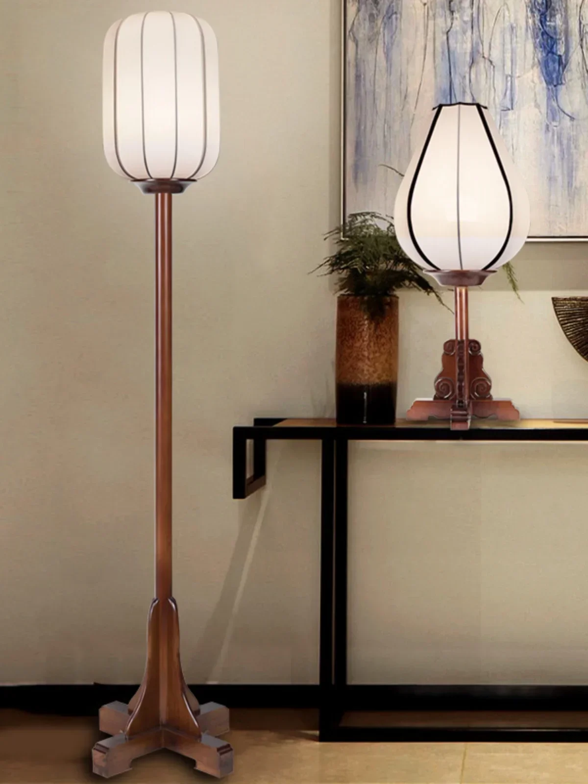 Chinese Floor Lamp Living Room and Tea Room Bedroom Dining Room Solid Wood Classic Style Vertical GD
Chinese Floor Lamp Living Room and Tea Room Bedroom Dining Room Solid Wood Classic Style Vertical GD