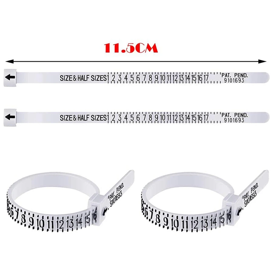 A32HOT-4Pcs US Ring Sizer Plastic Finger Ring Size Measure Tool Gauge Jewelry Sizing Belt For Women Men Kids
A32HOT-4Pcs US Ring Sizer Plastic Finger Ring Size Measure Tool Gauge Jewelry Sizing Belt For Women Men Kids