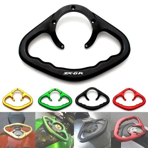 For KAWASAKI ZX-6R 2000-2019 03 04 05 06 07 08 09-12 13-18 Motorcycle Passenger Handgrips Hand Grip Tank Grab Bar Handles Armres