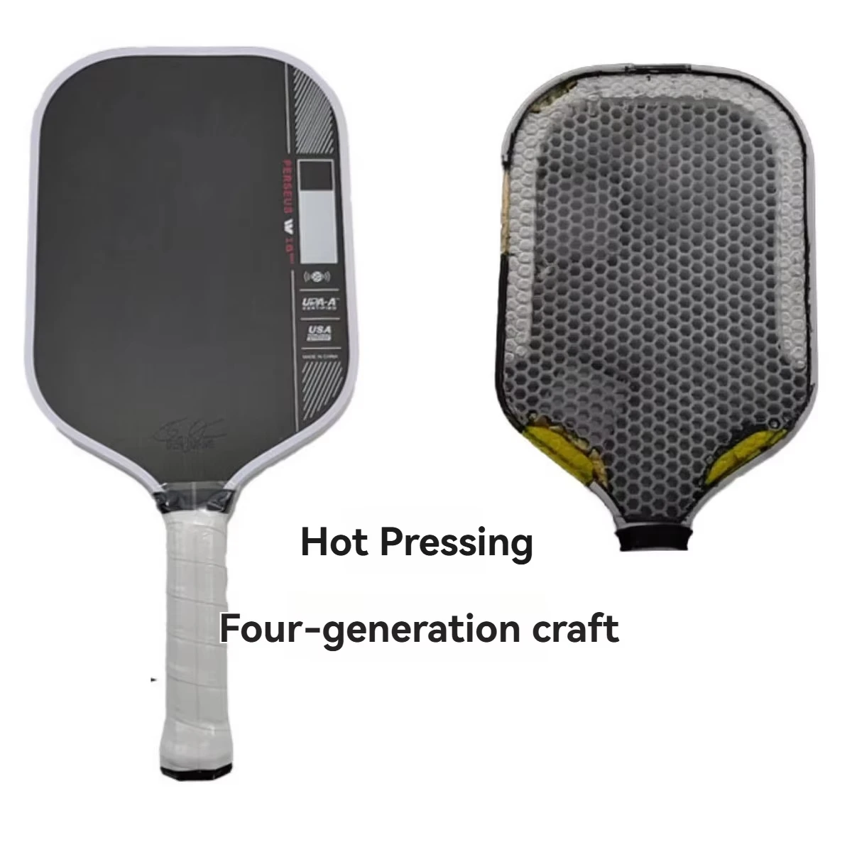 Perseus GEN4 T700CARBON FIBER Pickleball Paddle Thermoform Edge Seal Foam Injected Edge PP Core and Fill in Handle Raw RoughTiny
Perseus GEN4 T700CARBON FIBER Pickleball Paddle Thermoform Edge Seal Foam Injected Edge PP Core and Fill in Handle Raw RoughTiny