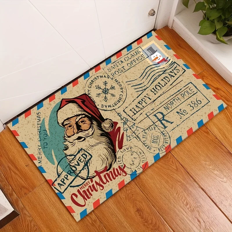 VIKAMA Christmas Postmark Rug Comfortable, Soft and Warm Non-Slip Entrance Hallway Doormat Living Room Sofa Rug Home Decor
VIKAMA Christmas Postmark Rug Comfortable, Soft and Warm Non-Slip Entrance Hallway Doormat Living Room Sofa Rug Home Decor