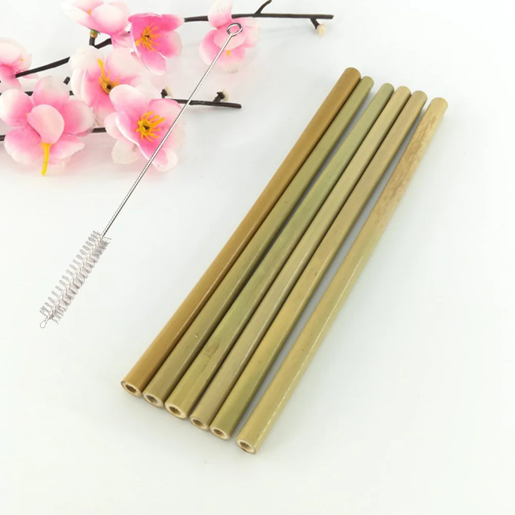 22Pcs Bamboo Straws Biodegradable Reusable Drinking Straw Set Eco Friendly Environmentally Alternative
22Pcs Bamboo Straws Biodegradable Reusable Drinking Straw Set Eco Friendly Environmentally Alternative
