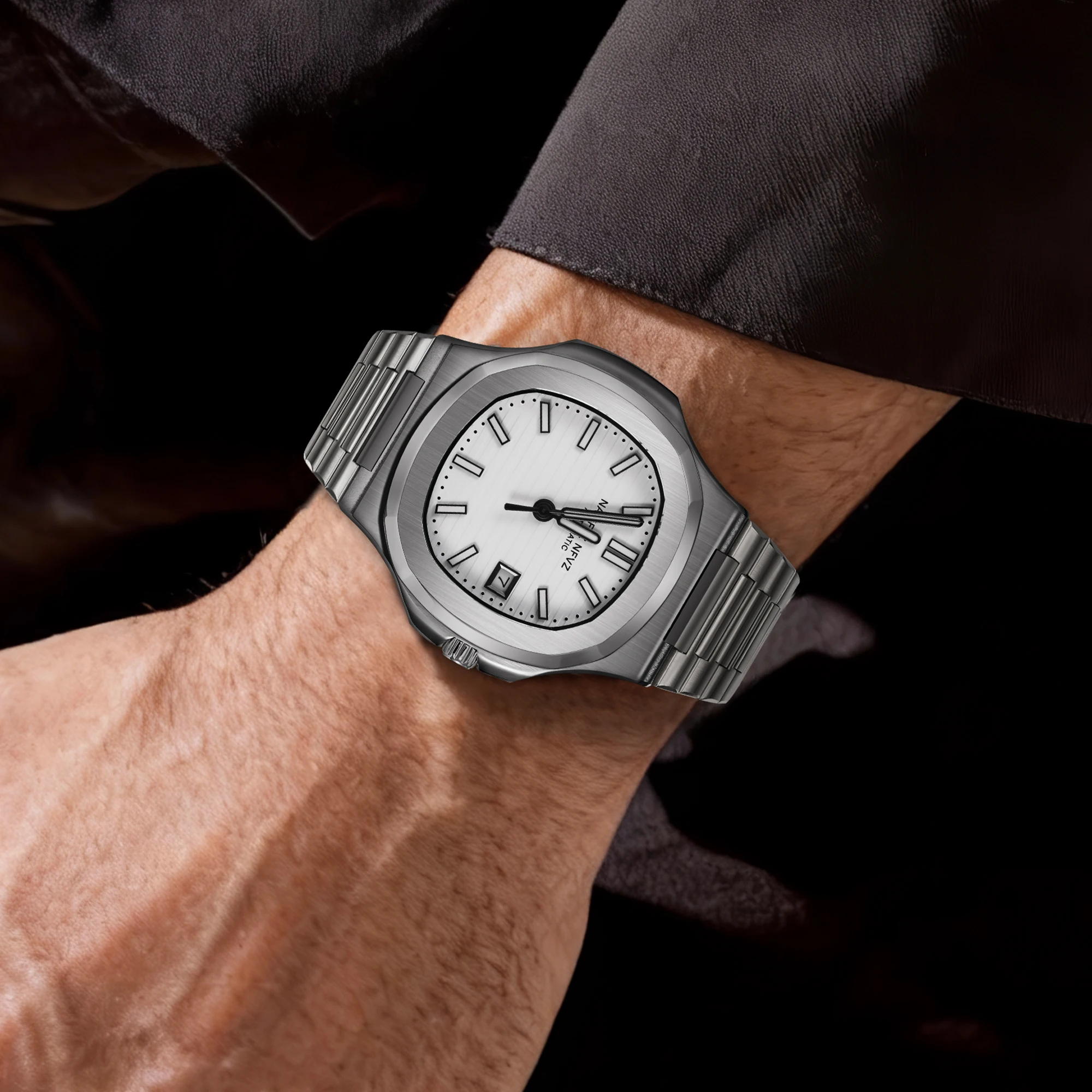 Dropshipping Hot Selling NAVIFLZ NFVZ Mechanical Wristwatch For Men 5711 Watches Miyota 8215 Sports Watches Relogio Masculino
Dropshipping Hot Selling NAVIFLZ NFVZ Mechanical Wristwatch For Men 5711 Watches Miyota 8215 Sports Watches Relogio Masculino