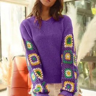 Свободный женский вязаный свитер 2025: Новинка, уличный стиль, осень-зима, повседневная верхняя одежда, свободный крой, без застежек
Свободный женский вязаный свитер 2025: Новинка, уличный стиль, осень-зима, повседневная верхняя одежда, свободный крой, без застежек