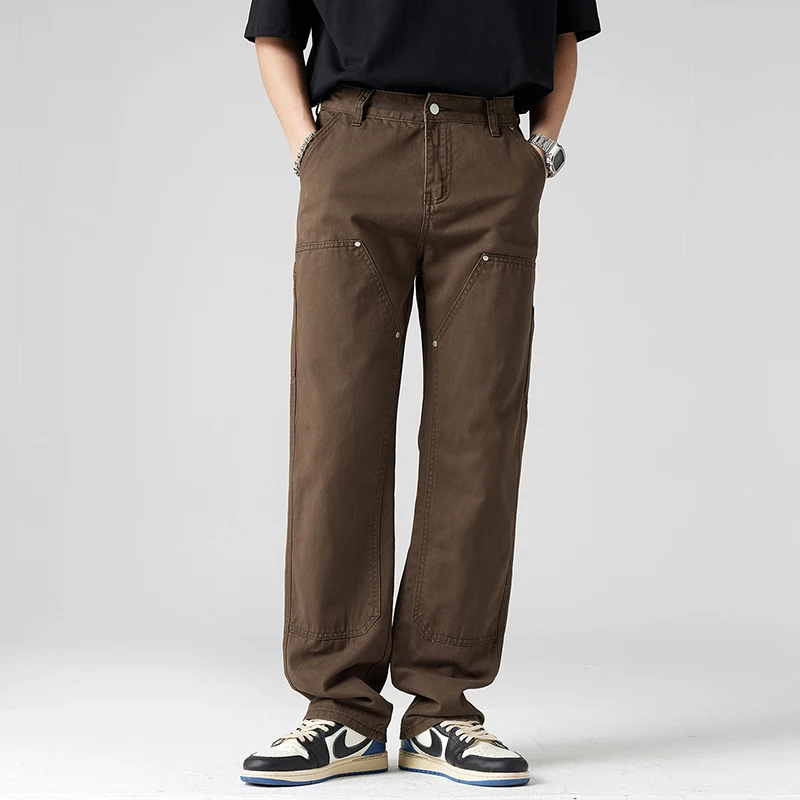 Retro Coffee Brown Loose Straight Leg Casual Jeans Men's Autumn 2025 New American Trendy Brand Long Pants
Retro Coffee Brown Loose Straight Leg Casual Jeans Men's Autumn 2025 New American Trendy Brand Long Pants