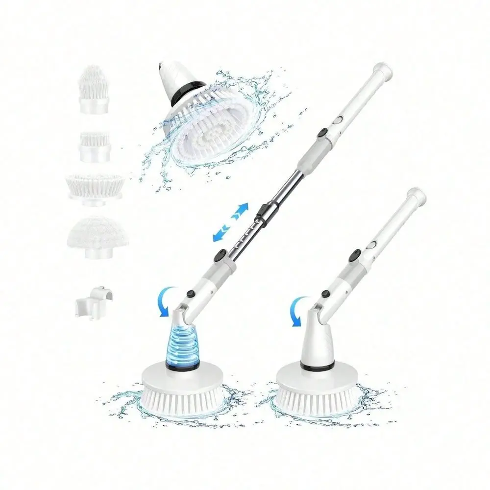 Spin Scrubber Cordless Cleaning Brush With Extendable Handle Power Shower Scrubber For Bathroom Kitchen Tile Floor
Spin Scrubber Cordless Cleaning Brush With Extendable Handle Power Shower Scrubber For Bathroom Kitchen Tile Floor