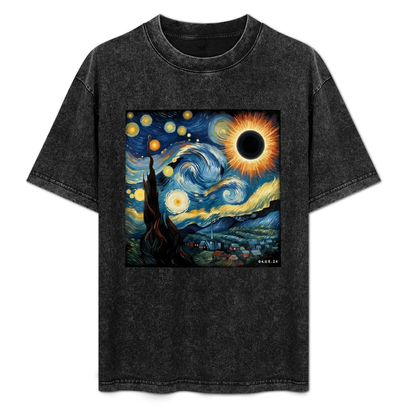 Vintage Total Solar Eclipse 2024 T-Shirt Plus Size Outdoor Casual Top
Vintage Total Solar Eclipse 2024 T-Shirt Plus Size Outdoor Casual Top