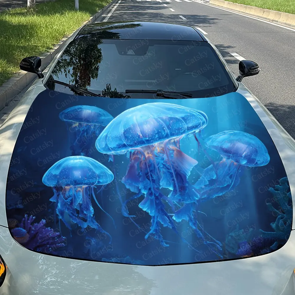 Наклейка на капот автомобиля с синей медузой — прочная виниловая пленка, брызгозащищенная и легко снимается, подходит для всех моделей автомобилей — автозапчасти G
Наклейка на капот автомобиля с синей медузой — прочная виниловая пленка, брызгозащищенная и легко снимается, подходит для всех моделей автомобилей — автозапчасти G