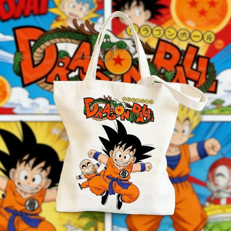 Dragon Ball Japan Anime Cartoon Large Capacity Canvas ECO Shoulder Bag Women's Casual Tote Kids Student Shopping Bags Gift
Dragon Ball Japan Anime Cartoon Large Capacity Canvas ECO Shoulder Bag Women's Casual Tote Kids Student Shopping Bags Gift