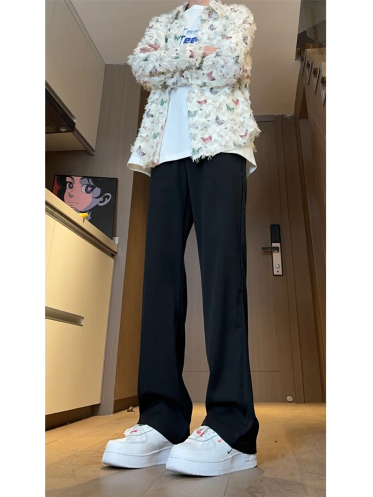 Cleanfit Bla Embroidered Men's Summer Casual Pants Dra Thin Straight Leg West Sle Faion Brand Leisure Trousers
Cleanfit Bla Embroidered Men's Summer Casual Pants Dra Thin Straight Leg West Sle Faion Brand Leisure Trousers