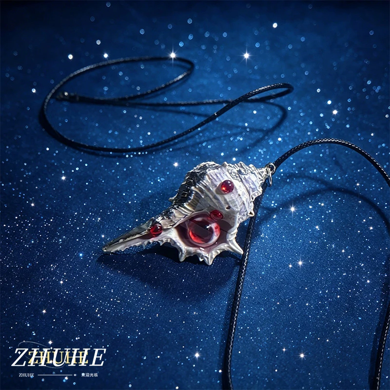 Gothic Red Eyeball Conch Pendant Necklace for Women & Men, Copper Made Jewelry Accessory, Vintage Punk Spiral Shell Choker, Hand
Gothic Red Eyeball Conch Pendant Necklace for Women & Men, Copper Made Jewelry Accessory, Vintage Punk Spiral Shell Choker, Hand