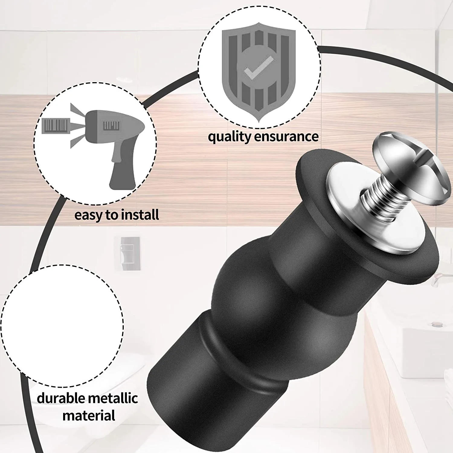 AB47-10 штук универсальных распорных винтов для унитаза, замена шарнирных болтов для сиденья унитаза, резиновые винты для глухих отверстий
AB47-10 штук универсальных распорных винтов для унитаза, замена шарнирных болтов для сиденья унитаза, резиновые винты для глухих отверстий