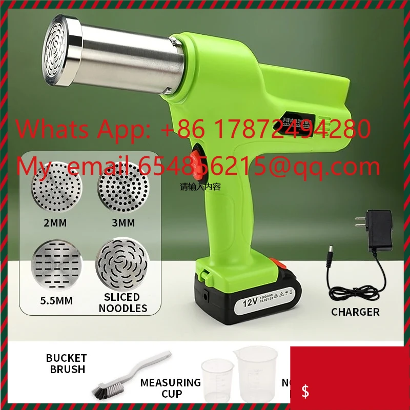 Household Small Automatic Noodle Press Handheld rechargeable noodle making machine 1500mAh large capacity battery
Household Small Automatic Noodle Press Handheld rechargeable noodle making machine 1500mAh large capacity battery