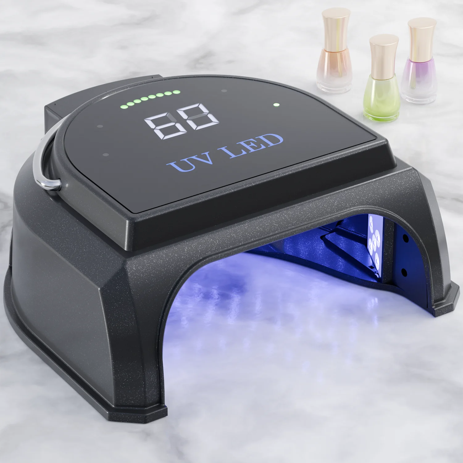Manufacturer Cordless Uv Led Nail Lights 80w Rechargeable Uv Lamp Uv Lamp for Gel Nail Dryer
Manufacturer Cordless Uv Led Nail Lights 80w Rechargeable Uv Lamp Uv Lamp for Gel Nail Dryer