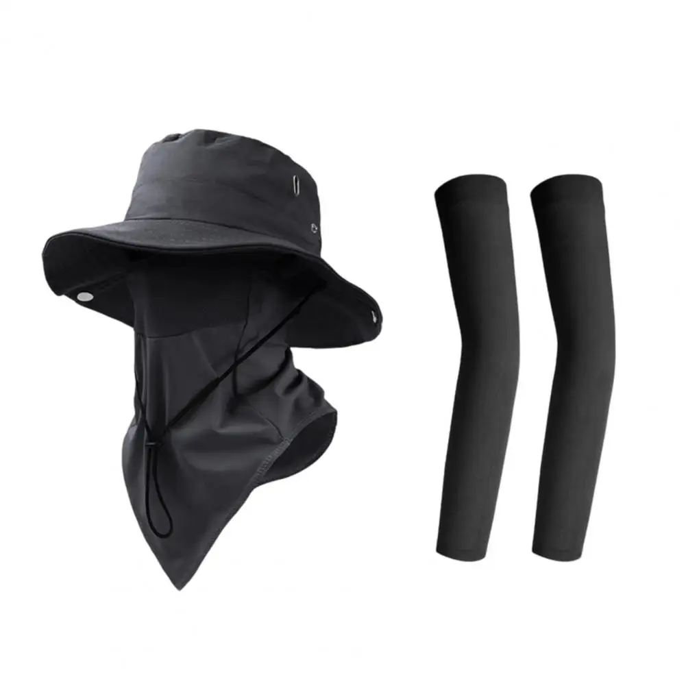 Fisherman Hat with Detachable Face Guard And Neck Shawl,Sun Protection Adjustable Drawstring Outdoor Hat UV Protection Hat
Fisherman Hat with Detachable Face Guard And Neck Shawl,Sun Protection Adjustable Drawstring Outdoor Hat UV Protection Hat