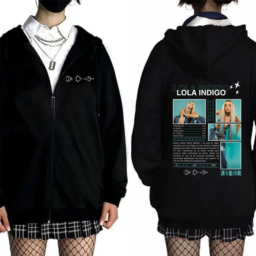 Hot Sale Lola Indigo Tour 2025 Graphic Zipper Hoodie Men Women Fashion Oversized Streetwear Male Vintage Casual Zip Up Jacket
Hot Sale Lola Indigo Tour 2025 Graphic Zipper Hoodie Men Women Fashion Oversized Streetwear Male Vintage Casual Zip Up Jacket