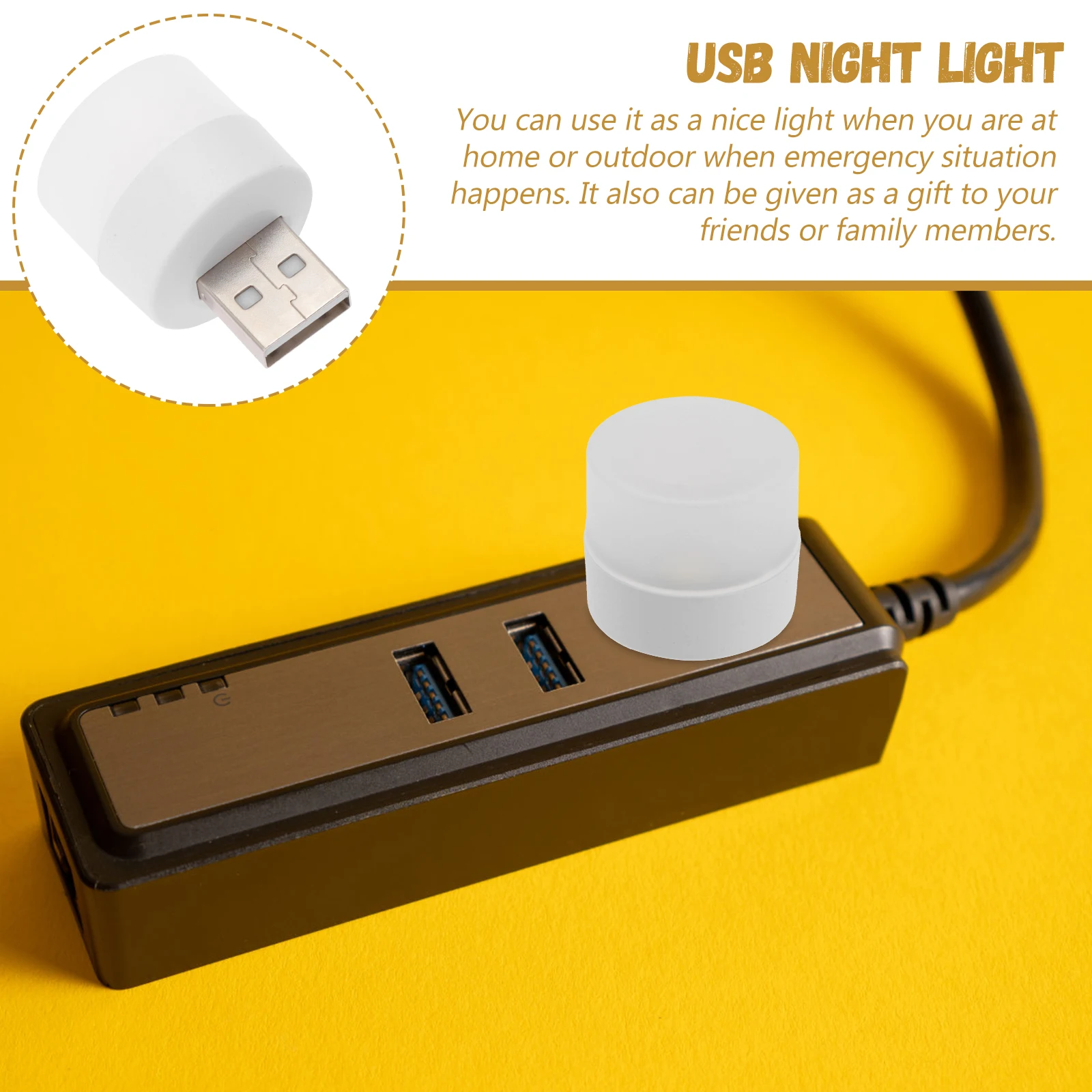 4 Pcs Ambient Light Portable USB Night Student Reading Bedside Plastic Rechargeable Small Lamp Plug
4 Pcs Ambient Light Portable USB Night Student Reading Bedside Plastic Rechargeable Small Lamp Plug