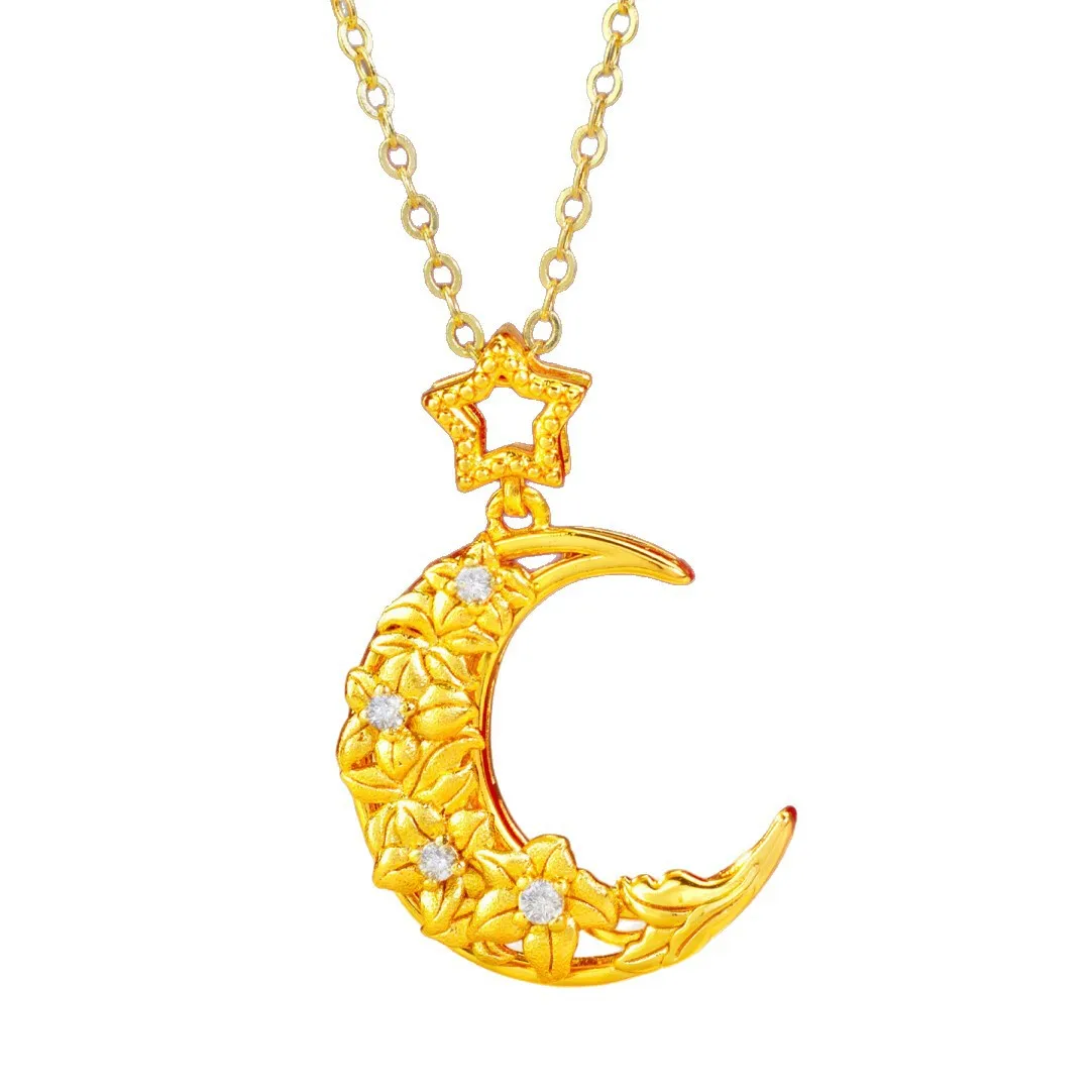 Kitykiss Gold-Plated Hollow Moon Pendant Necklace for Women, Fade-Resistant Imitation Gold Stylish Luxury Jewelry
Kitykiss Gold-Plated Hollow Moon Pendant Necklace for Women, Fade-Resistant Imitation Gold Stylish Luxury Jewelry