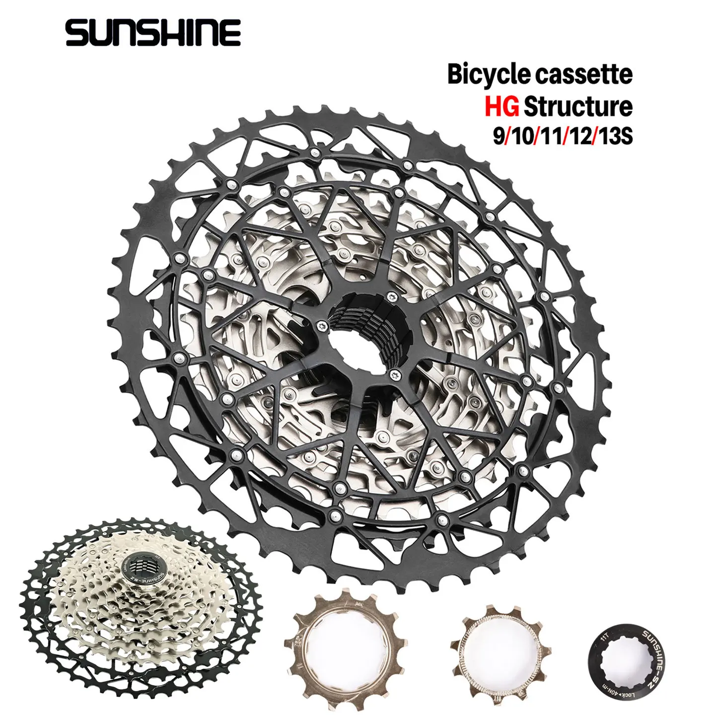 SUNSHINE Hollow Mountain Freedom Wheel 9/10/11/12/13s Folding Bicycle40T/42T/46T/48T/50T/52T Variable Speed Card Flywheel HG
SUNSHINE Hollow Mountain Freedom Wheel 9/10/11/12/13s Folding Bicycle40T/42T/46T/48T/50T/52T Variable Speed Card Flywheel HG