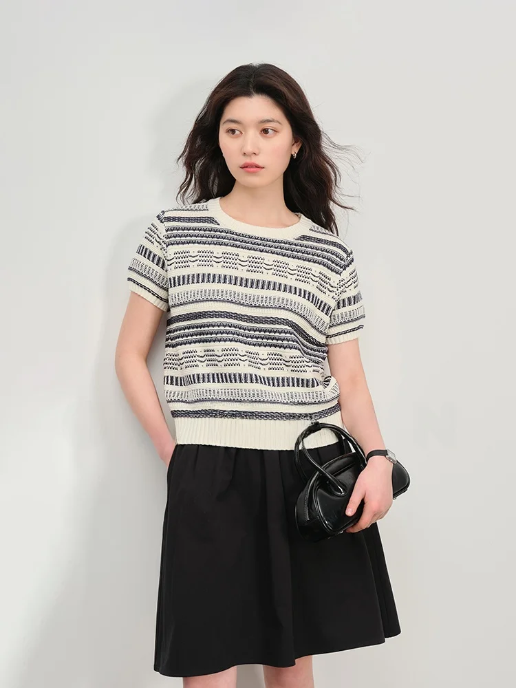 Женский облегающий вязаный топ Gansen из шелкового хлопка в корейском винтажном стиле с узором «Денежное дерево»
Женский облегающий вязаный топ Gansen из шелкового хлопка в корейском винтажном стиле с узором «Денежное дерево»