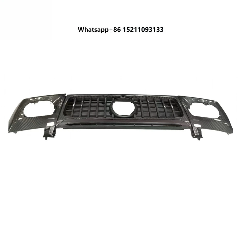 G CLASS W464 G500 G63 G400 Car Facelift Tuning Set Grille + Headlight Covers Center Grill Head Lamp Covers Carbon Black
G CLASS W464 G500 G63 G400 Car Facelift Tuning Set Grille + Headlight Covers Center Grill Head Lamp Covers Carbon Black