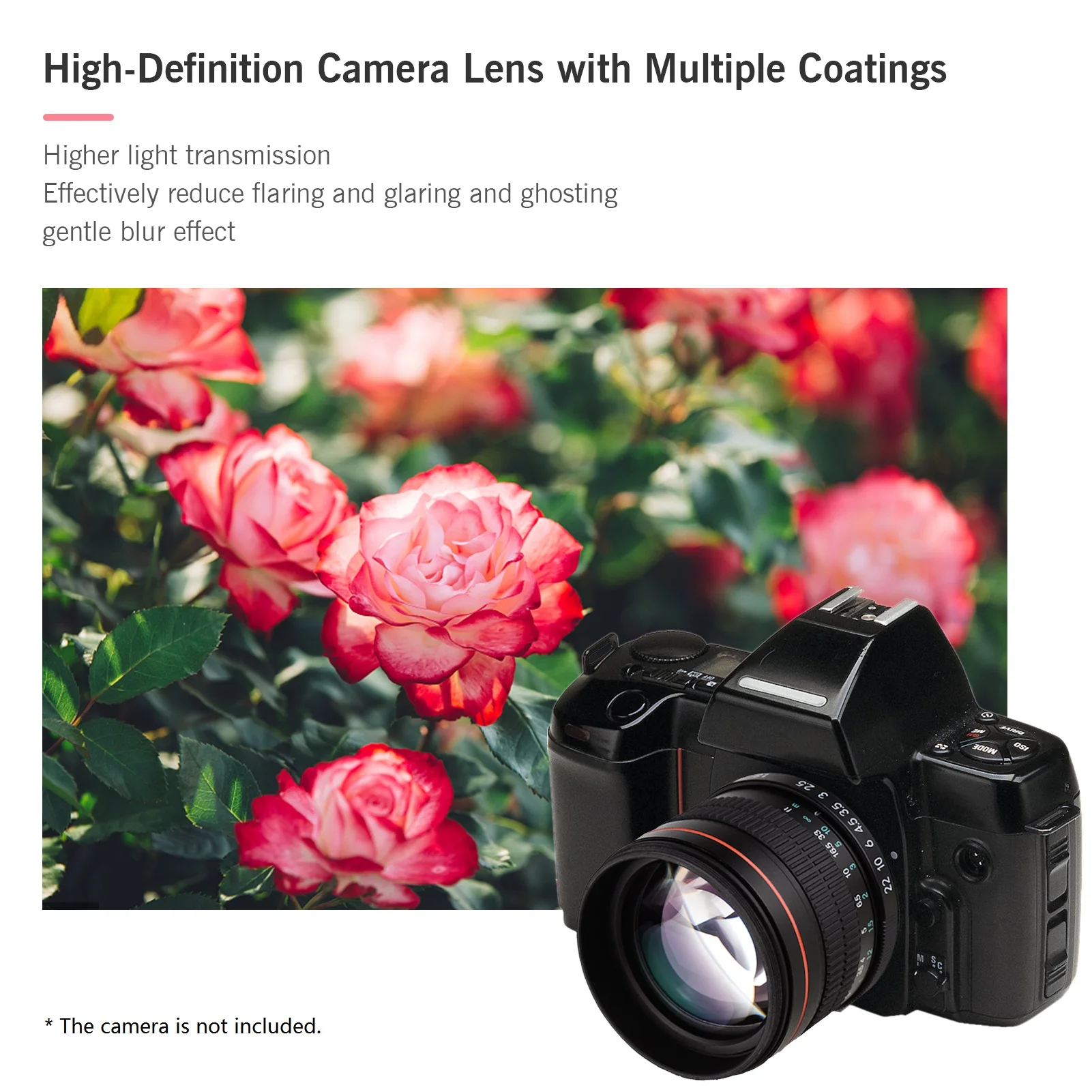 Andoer 85mm F1.8 Large Aperture Medium Telephoto Full Frame Portrait Camera Lens Manual Focus 7 Groups 10 Elements EF Mount
Andoer 85mm F1.8 Large Aperture Medium Telephoto Full Frame Portrait Camera Lens Manual Focus 7 Groups 10 Elements EF Mount