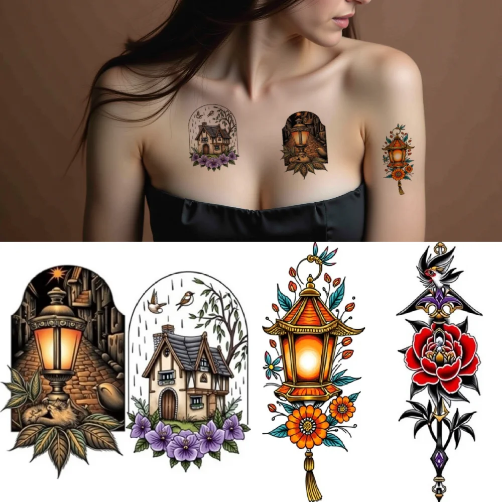 28pcs Temporary Tattoo Temporary Tattoo Stickers Tattoo Art House Double Axe For Women Adults Men
28pcs Temporary Tattoo Temporary Tattoo Stickers Tattoo Art House Double Axe For Women Adults Men